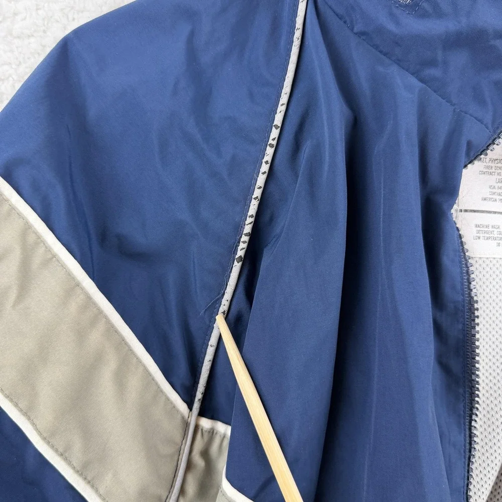 American Power Source Jacket Mens Large Long Blue US‎ Air Force PTU Windbreaker